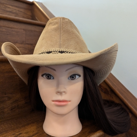 Resistol Vintage Cowboy Hat, Ranchman self conforming Size 7 1/4, suede - Picture 8 of 17